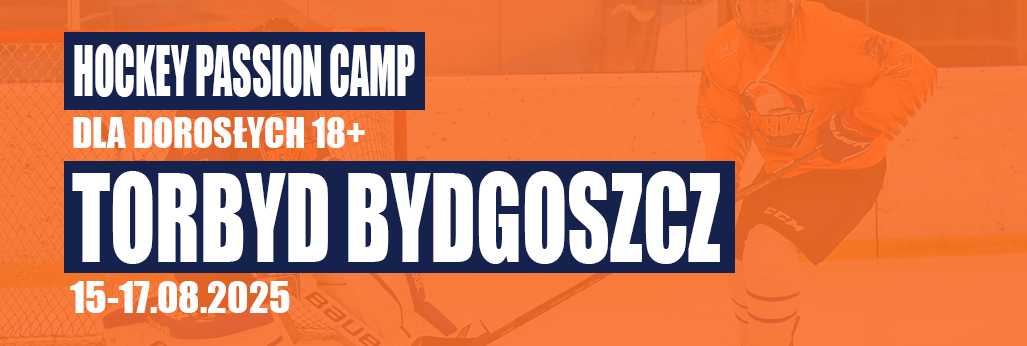 15-17.08.2025 Hockey Passion Camp 18+ obóz mający na celu rozwój taktyczny zawodników, gra obronna w tercji, kreowanie przestrzeni, doskonalenie jazdy na łyżwach krążkiem, technika strzału w jeździe, doskonała atmosfera